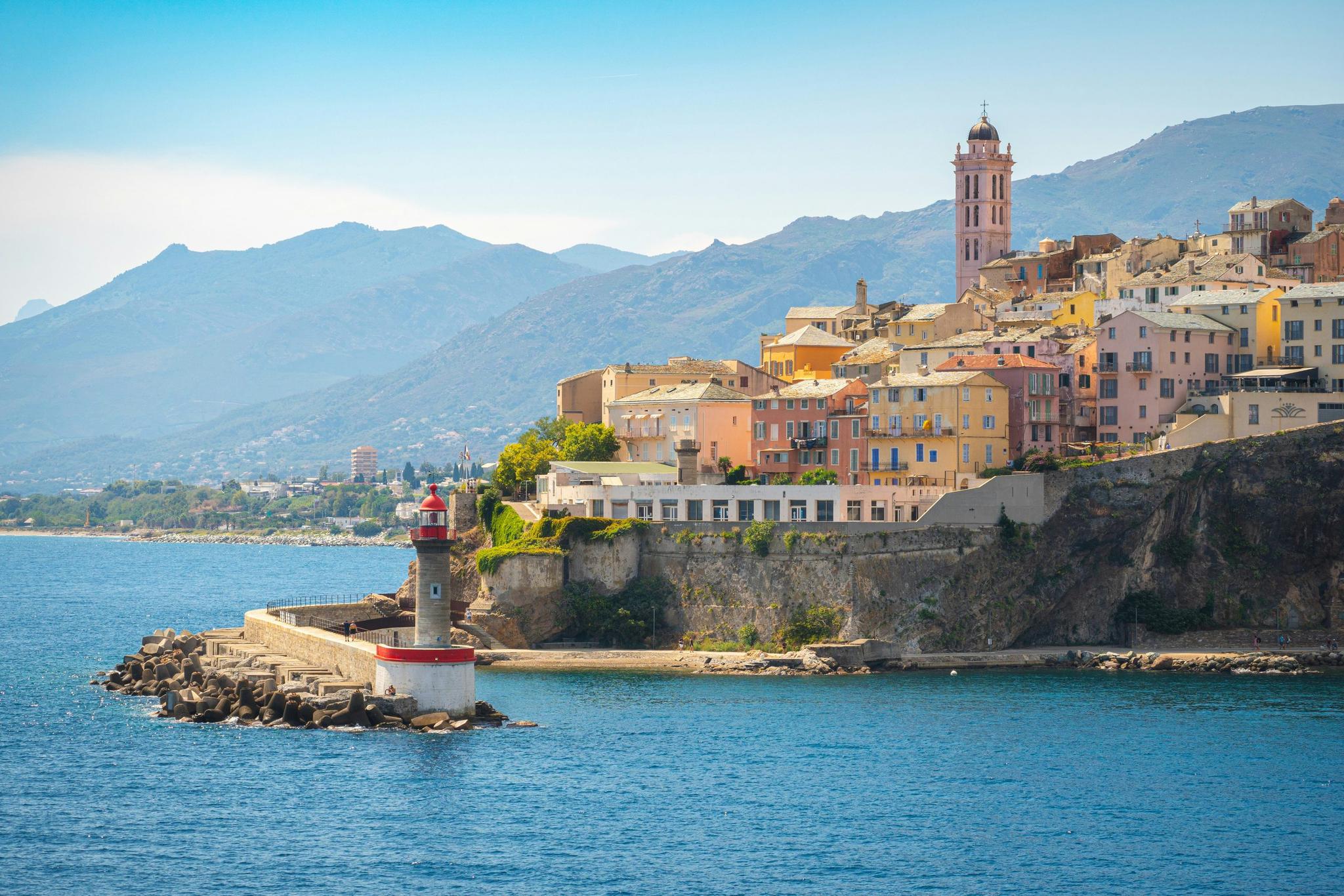 Vue sur Bastia depuis la citadelle